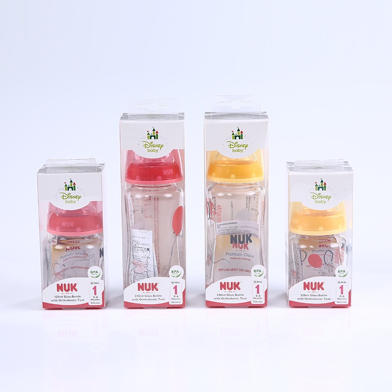 【迪士尼宝宝 NUK宽口径玻璃奶瓶 新生儿宝宝