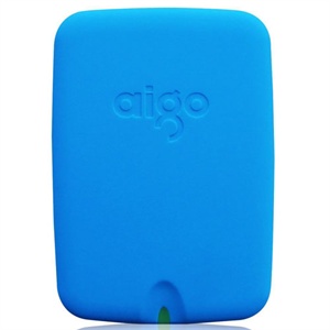 [当当销售配送]爱国者（aigo）2.5寸 320G 时尚硬盘 HD609 宝石蓝时尚外观