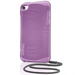 【当当销售配送】贝尔金 iPod touch 4代 加强防滑TPU保护套 紫色