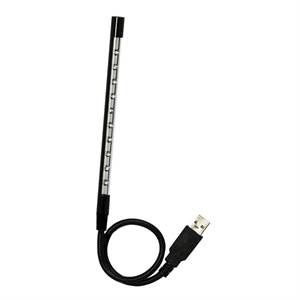 【当当自营】Mego金属时尚超亮LED阅读灯 USB-LED10BK黑色