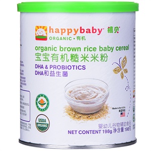 禧贝Happybellies 有机糙米米粉198g
