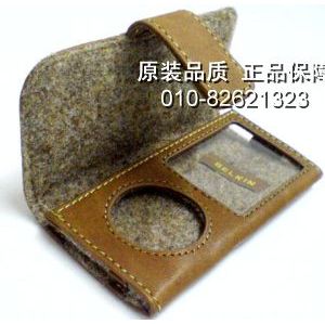 贝尔金 iPod nano 4代 翻盖皮套（毛绒内衬）褐色