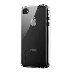 【当当销售配送】贝尔金Belkin iPhone 4G 时尚TPU防滑保护套（透明黑色）