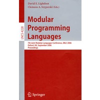 模块化程序设计语言：JMLC 2006/会议录 Modular programming languages