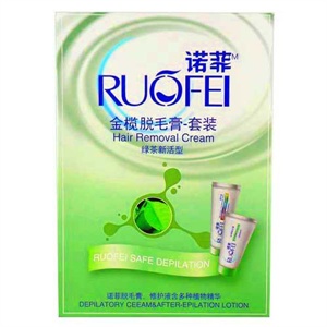 诺菲 金榄脱毛膏(绿茶新活型)60g+修护液30g