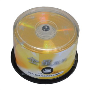 【当当自营】 Unis 紫光 CD-R 52X 700MB 金星系列 50片桶装 刻录光盘