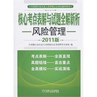 风险管理（2011年银行业考试推荐用书，依据最新考试大纲编写）