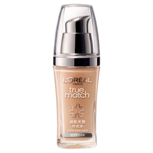 L'OREAL PARIS巴黎欧莱雅 绝配无瑕粉底液 浅杏色系R01 SPF17 PA++ 30ml
