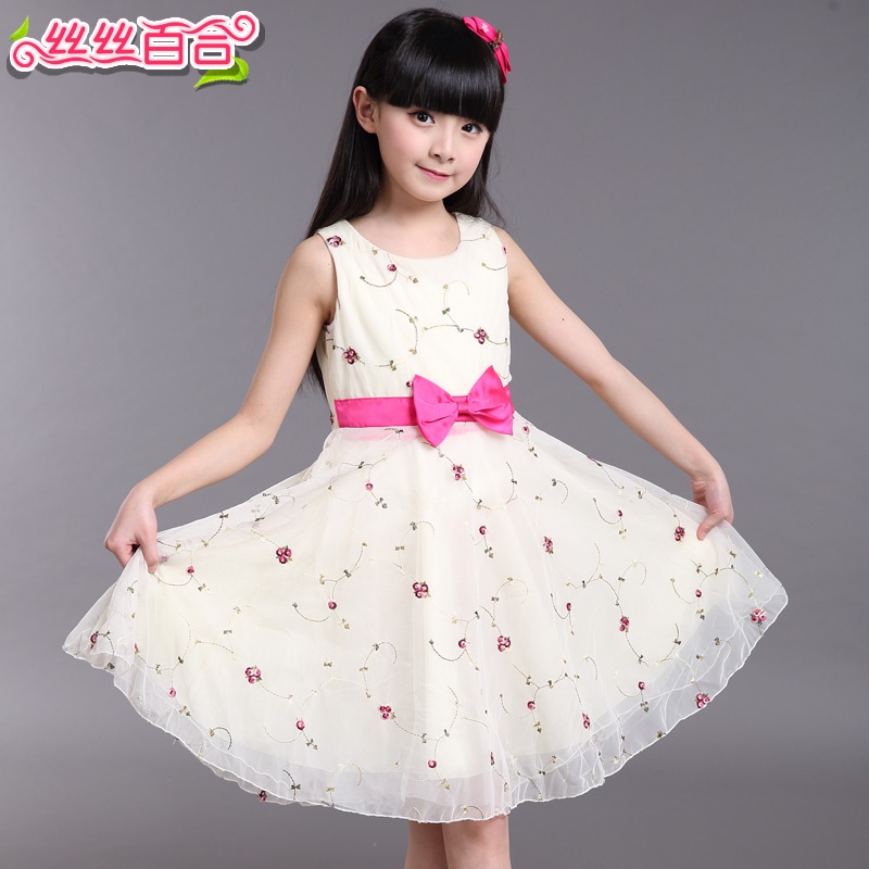 装女童夏装2015新款儿童连衣裙公主裙<em>大童女</em>
