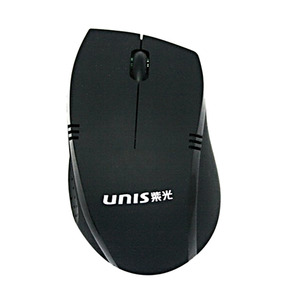 【当当销售配送】UNIS紫光 S2 无线鼠标 极速鲨灵(黑色） 2.4G (USB)