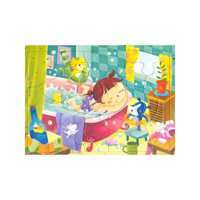 《动手动脑玩拼图3-4岁7(20块)》北京小红花图