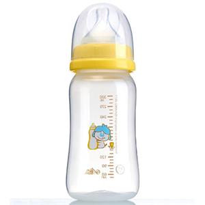 日康 宽口奶瓶（300ml.PP)RK-3128
