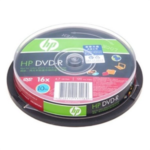 【当当自营】 HP 惠普 DVD-R 16速 4.7GB 10片桶装 刻录盘