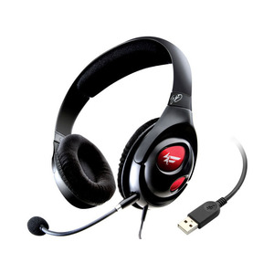 创新游戏耳麦 USB Gaming Headset HS-1000 在游戏中占得制胜先机