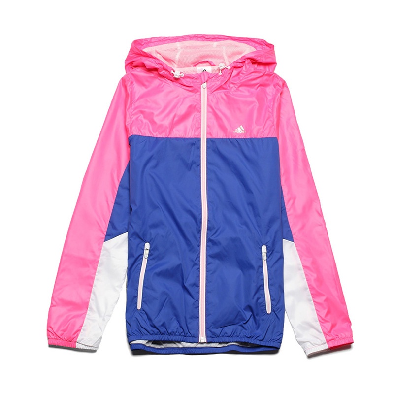【<em>Adidas阿迪达斯女外套2015</em>防风运动夹克 M