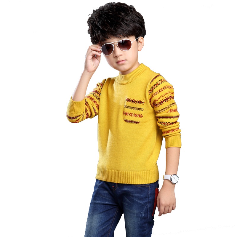 【<em>2015</em>秋冬<em>新款</em> 潮流<em>男童韩版</em>童装条纹加厚毛