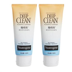 Neutrogena露得清 深层净化洗面乳100G*2