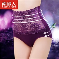 <em>南极人 高腰</em>性感时尚透明蕾丝 <em>女式内裤</em>4条礼