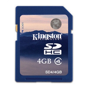 金士顿 SD 4G SDHC 4GB CLASS4 高速 内存卡