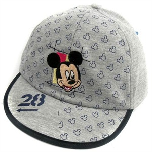 disney迪士尼童帽米奇帽子小马帽SM60016-灰色50cm