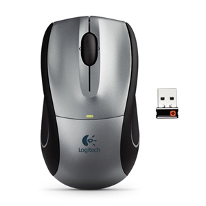 【当当销售配送】罗技Logitech M505 无线激光鼠标(银色)
