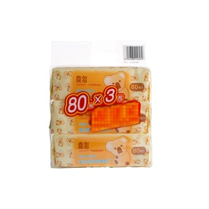 喜多婴儿护肤柔湿巾80p*3
