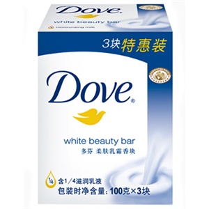 多芬柔肤乳霜香皂 100g*3