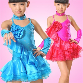 <em>拉丁舞</em>服装 儿童舞蹈服拉丁舞裙<em>少儿拉丁舞</em>演