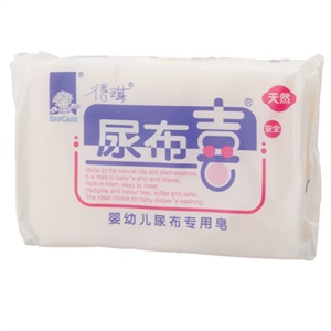 得琪婴幼儿尿布专用皂128g*3促销装