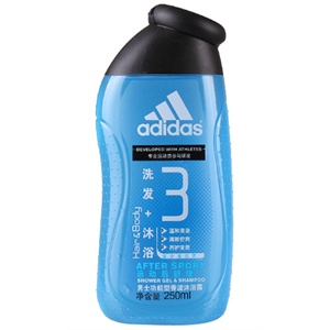 Adidas阿迪达斯 男士源动活力沐浴露（运动后舒缓型）250ml