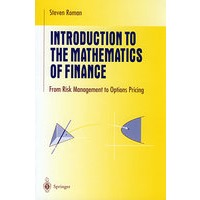 Introduction to the mathematics of finance : from risk management to options pricing对财政的数学的介绍