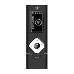 【当当销售配送】爱国者（aigo) U202S 2G 多功能 MP3黑色 口香糖大小 自带USB接口