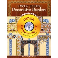Owen Jones Decorative Borders CD-ROM and Book 欧文．琼斯的边饰设计（书和光盘）