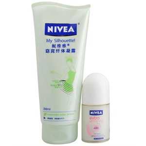 NIVEA妮维雅 窈窕纤体凝露 200ml赠送精华爽身走珠液25ml