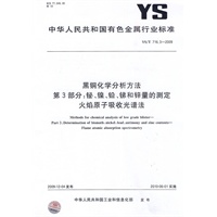 黑铜化学分析方法 第3部分：铋、镍、铅、锑和锌量的测定 火焰原子吸收光谱法