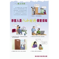 金城保密：涉密人员八小时外保密须知