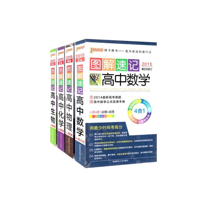 【包邮2015PASS低氧图书图解速记高中高中的数学绿卡吸的适应症图片