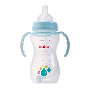 bobo 乐儿宝 PP新型塑料自动宽口奶瓶260毫升快流量BP338