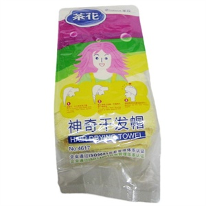 茶花神奇干发帽4617 颜色随机