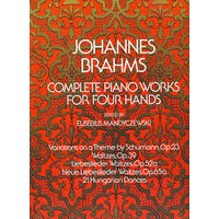 Complete Piano Works for Four Hands(勃拉姆斯钢琴四手联弹全谱)