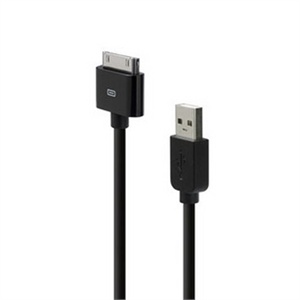 【当当自营】贝尔金 iPod/iPhone/iPad同步充电线缆(黑色1.2米) F8Z328zh04-BLK
