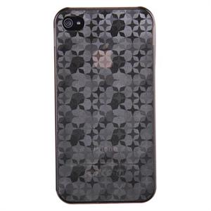 【当当自营】 hamimelon 哈密瓜 iphone4/4S通用版手机壳 iphone4/4S保护套 闪耀光芒 superstar 3D星星 黑色