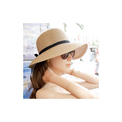 【谜秀】度假品牌 夏装新款~韩版女装帽子 海滩必备遮阳帽 沙滩旅游小