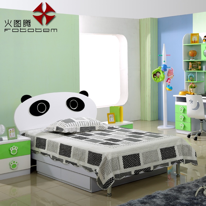 【火图腾儿童家具套房组合男孩儿童床 【火图腾儿童家具套房组合男孩儿童床