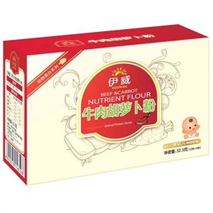 伊威牛肉胡萝卜粉(3.5g*15包)4-36个月