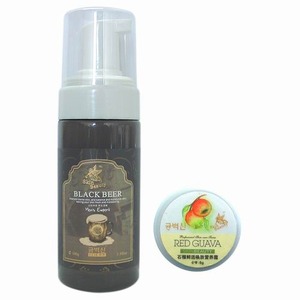 韩伊 Skin Beauty系列 男士黑啤酒剃须膏100g+石榴鲜活唤肤营养霜6g