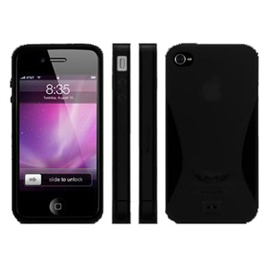 【当当销售配送】Maclove Sunrise iPhone4 TPU保护套 黑色（最新款上市 超强保护 时尚色彩）