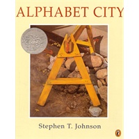 Alphabet City (Caldecott Honor Book) 《字母城市》（1996年 凯迪克银奖绘本 ISBN9780140559040)