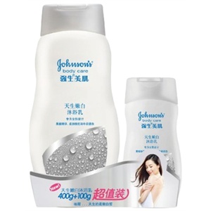 强生美肌 天生嫩白沐浴乳400g+100g超值装