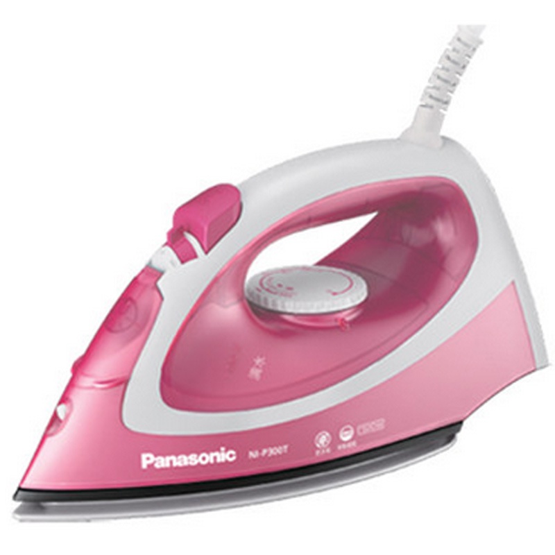 【松下 电熨斗 NI-P300T 家用蒸汽电熨斗 U形钛